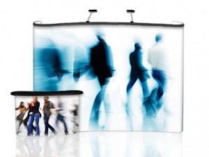 מתקן תצוגה מלבני הדפסה על בד